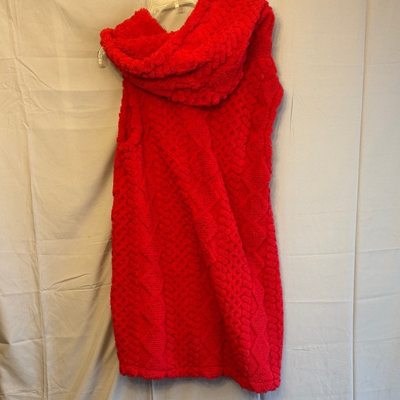 ❤️Cozy Red Button-Up Cardigan Vest - Picture 12 of 12